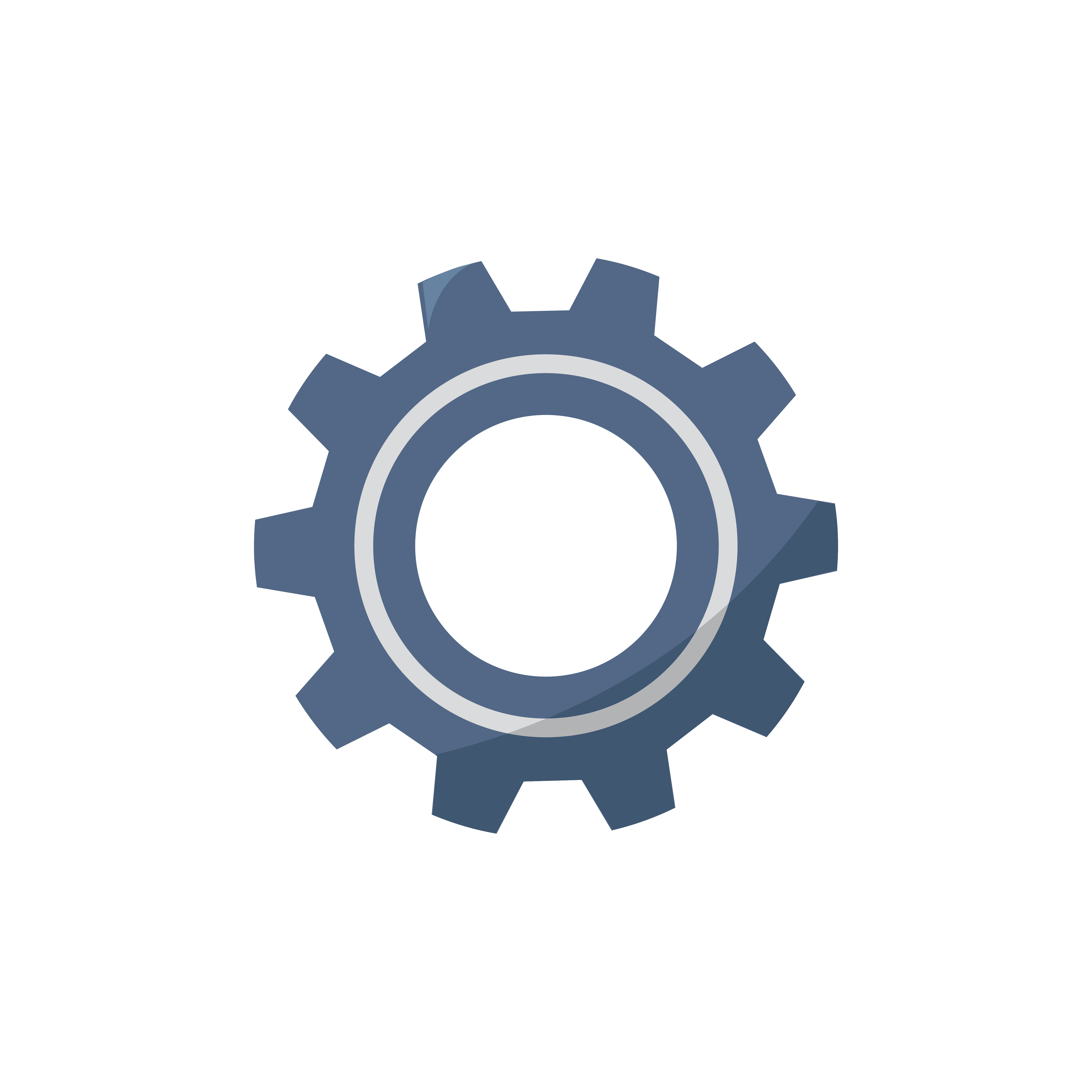 Vector image of a cogwheel
